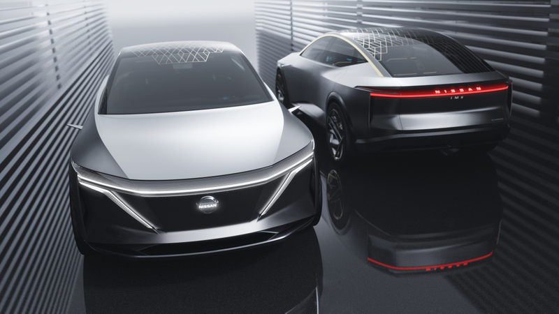 Illustration for article titled The Nissan IMs Concept Is An Electric Sport Sedan That Looks Pretty Sharp